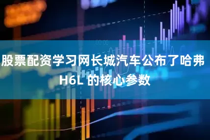 股票配资学习网长城汽车公布了哈弗 H6L 的核心参数